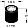 Compatible Pinch Roller - So64 Video P Roller Without Lever